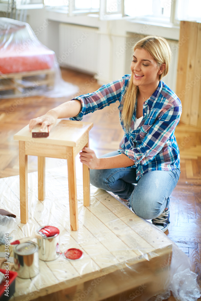 Brushing furniture Brushing furniture