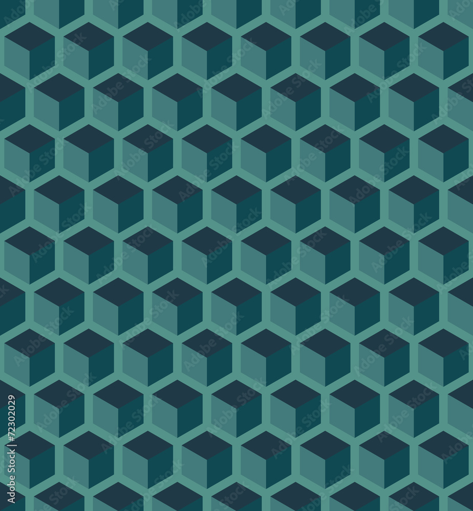 A seamless cube pattern vector background A seamless cube pattern vector background