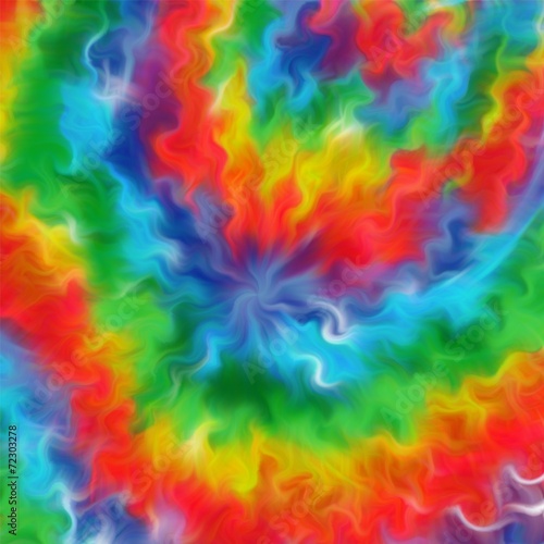 Abstract rainbow color paint fractal art background 