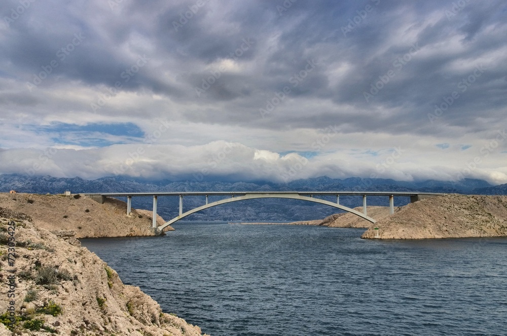 Fototapeta premium Pag Brücke - Pag bridge 22