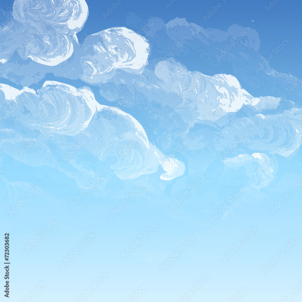 Fototapeta Cloud, Sky Painted Background