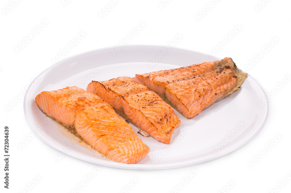 Fried salmon fillet Fried salmon fillet