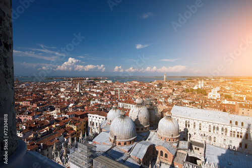 Widok na miasto Wenecja,Włochy.