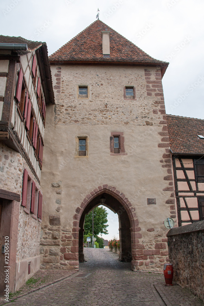 Turckheim. La Porte des Supplices. Haut Rhin. Alsace. Grand Est