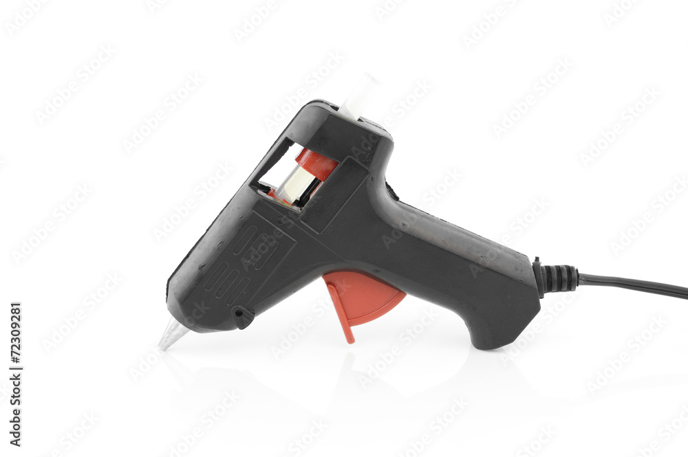 Glue gun isolated on white background Glue gun isolated on white background