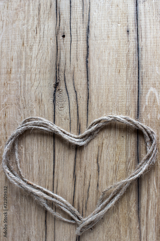 Heart from thread Heart from thread