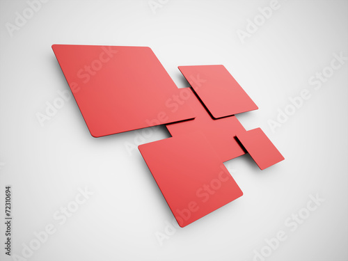 Red abstract business background