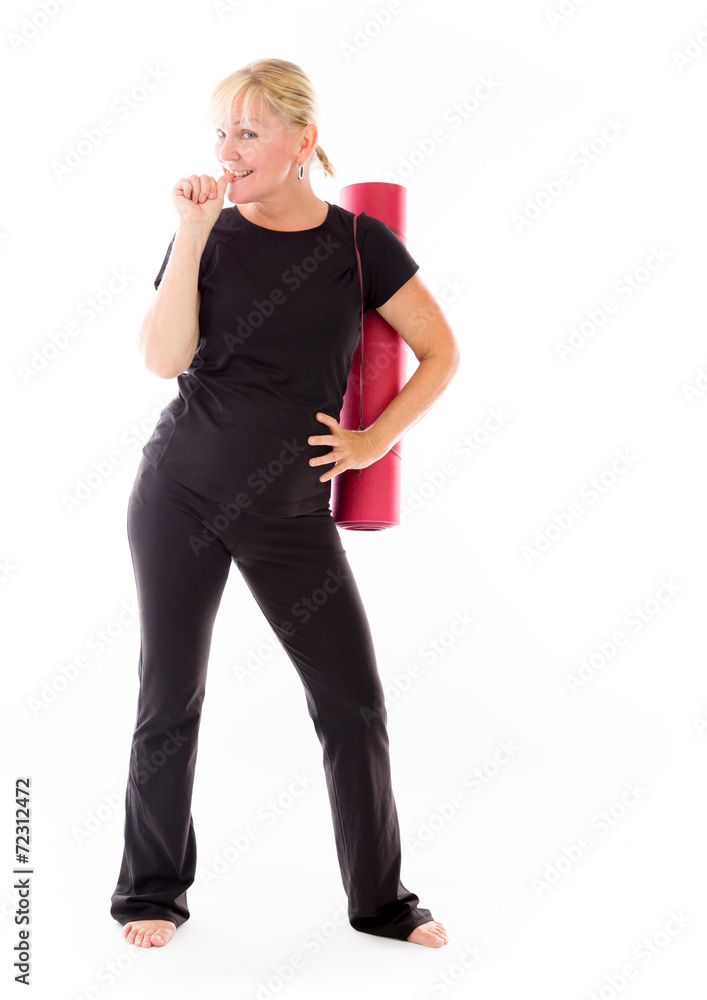 Nervous model bting finger nails Nervous model bting finger nails