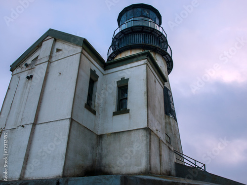 Cape Disappointment Lighthouse at Sunset on the Washington Coast photo