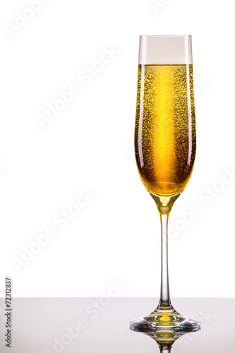 luxury glass of champagne