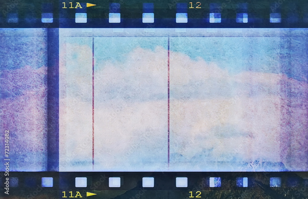 Naklejka premium old grunge film strip background