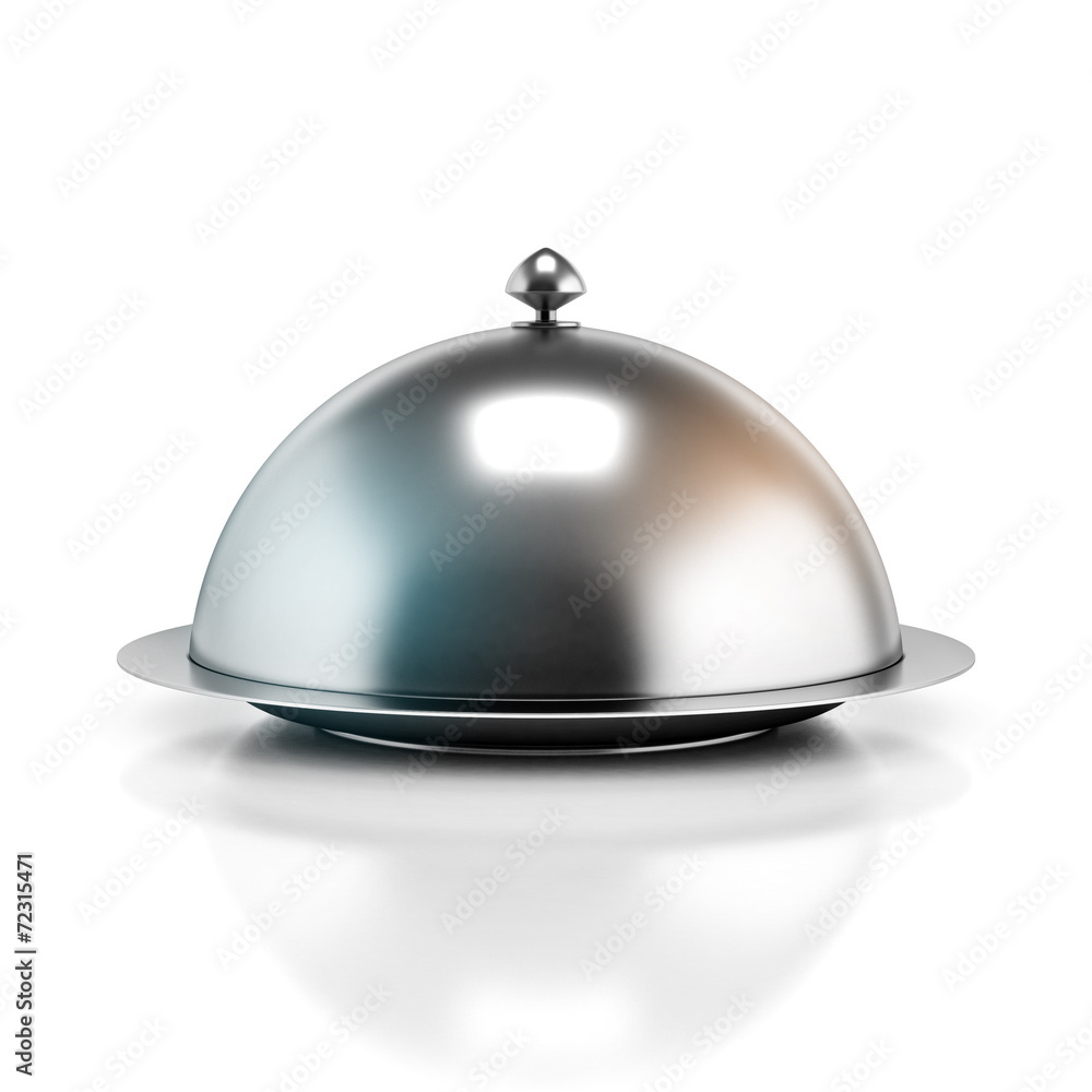 restaurant cloche 3d illustration restaurant cloche 3d illustration