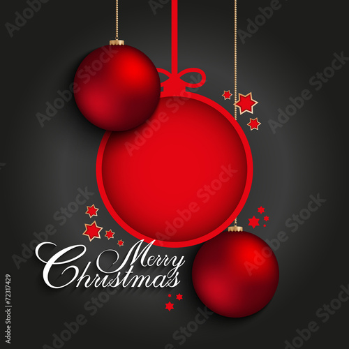 Christmas baubles and stars