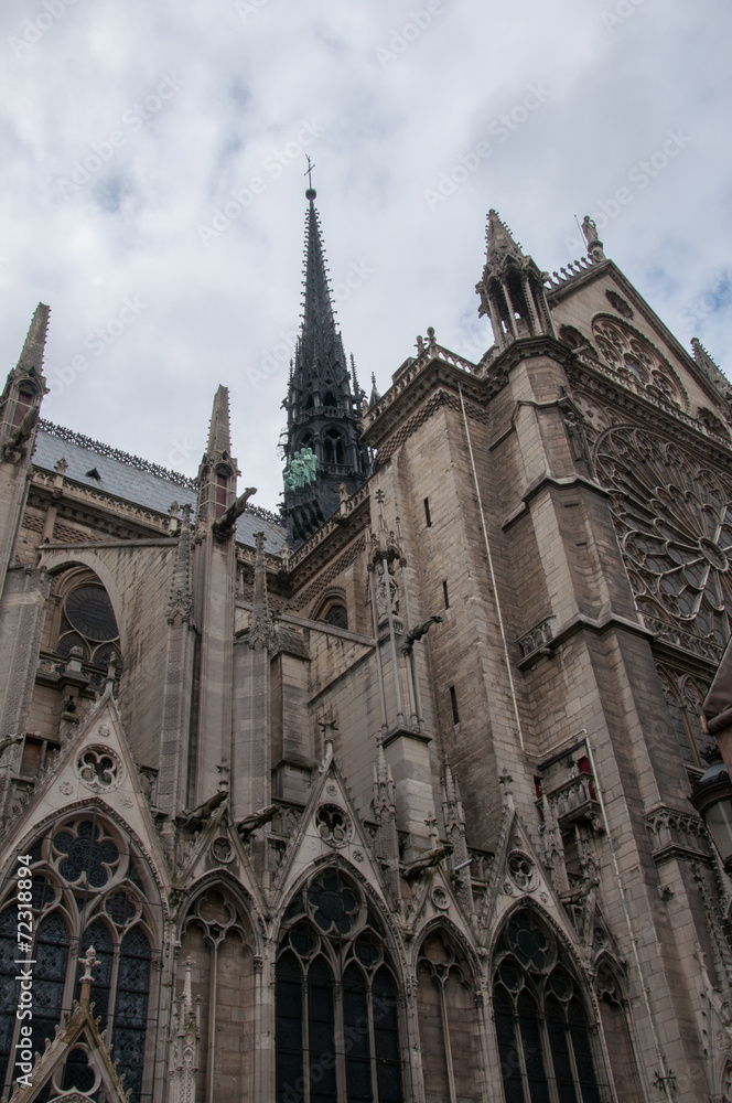 Notre Dame Cathedral in Paris city