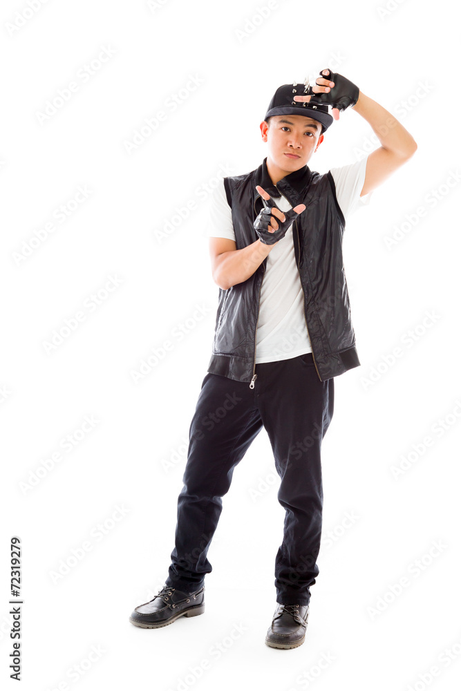 model isolated on plain background hand gesture framing focusing model isolated on plain background hand gesture framing focusing