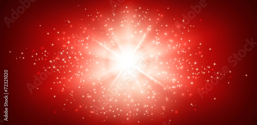 Fotografie panoramic star light background