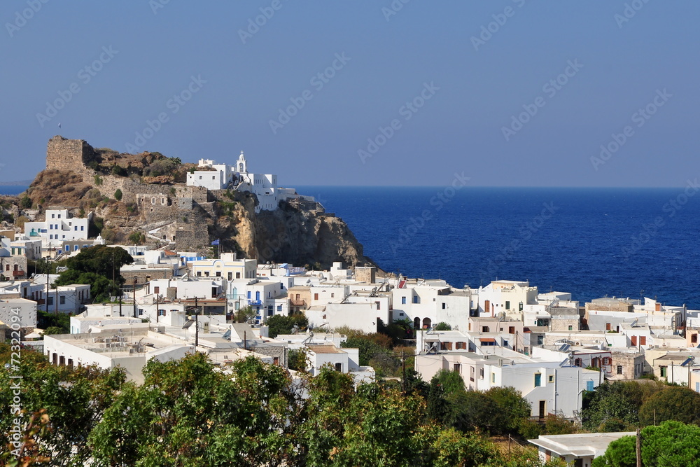 Mandraki town on island Nissyros,Greece