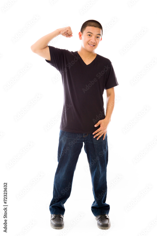 strong model isolated with arm curl strong model isolated with arm curl