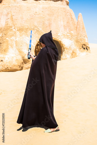 Φωτογραφία Scenography for George Lucas\'s famous movie Star Wars with in S