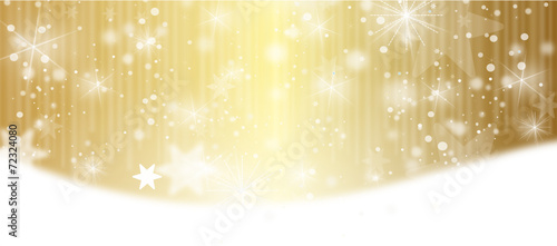 winter landschaft schnee banner gold