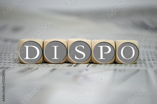 Konstfotografi Würfel mit Dispo