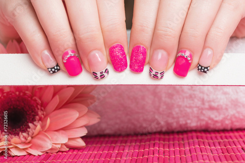 Manicure close up