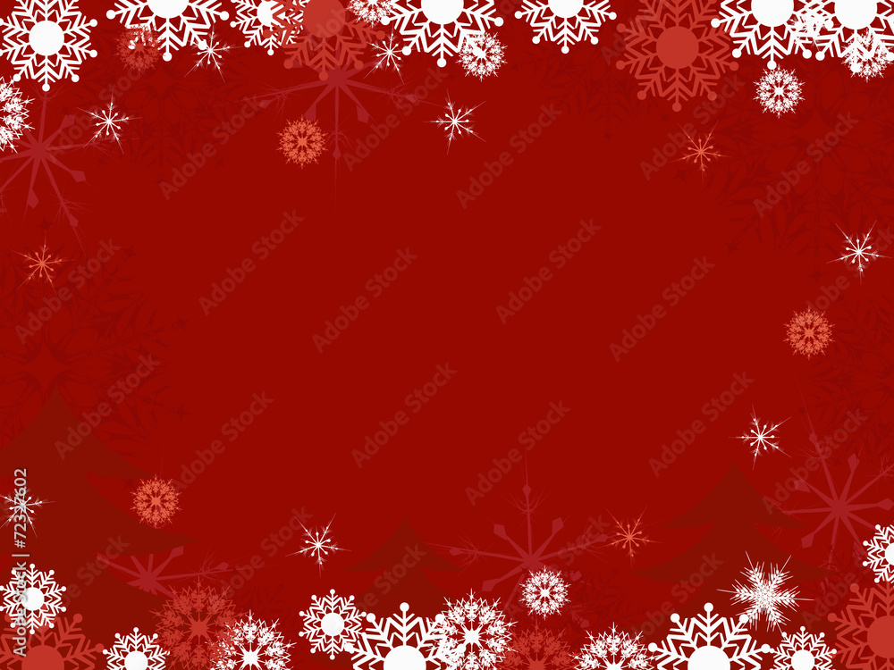 red christmas greeting card