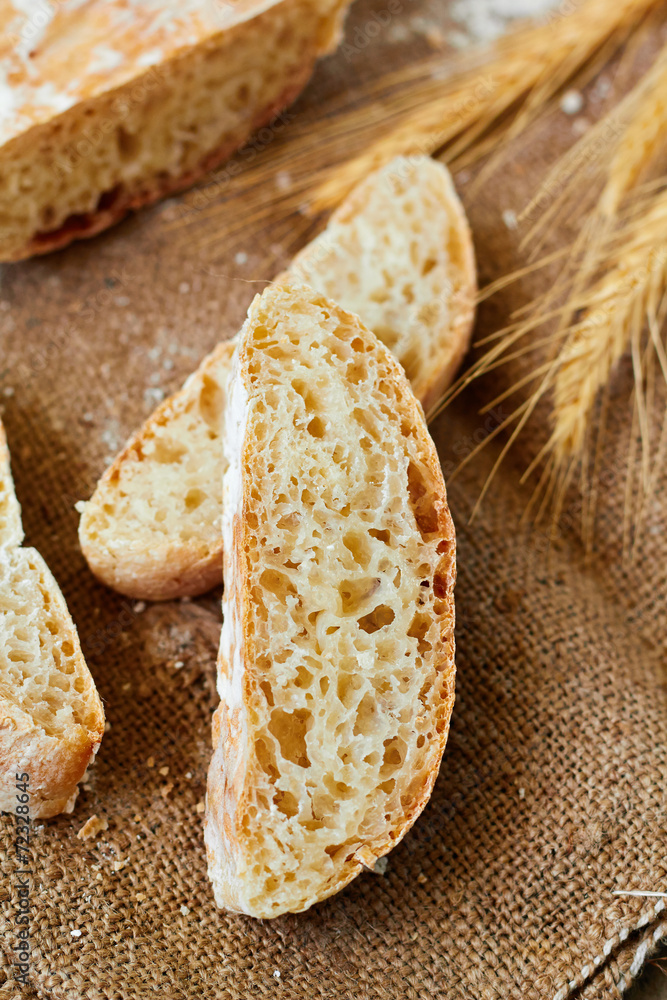 Naklejka premium Ciabatta bread