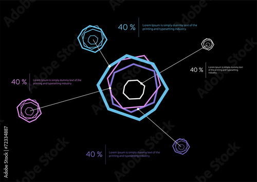 Infographics precious stones