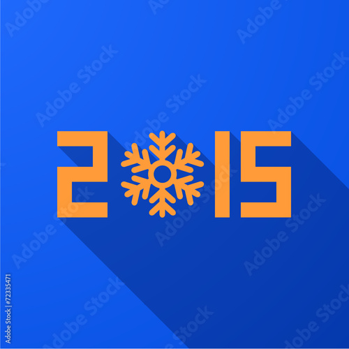 Vector modern new year 2015 background.