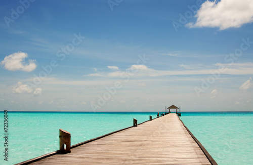 pier in the Maldives