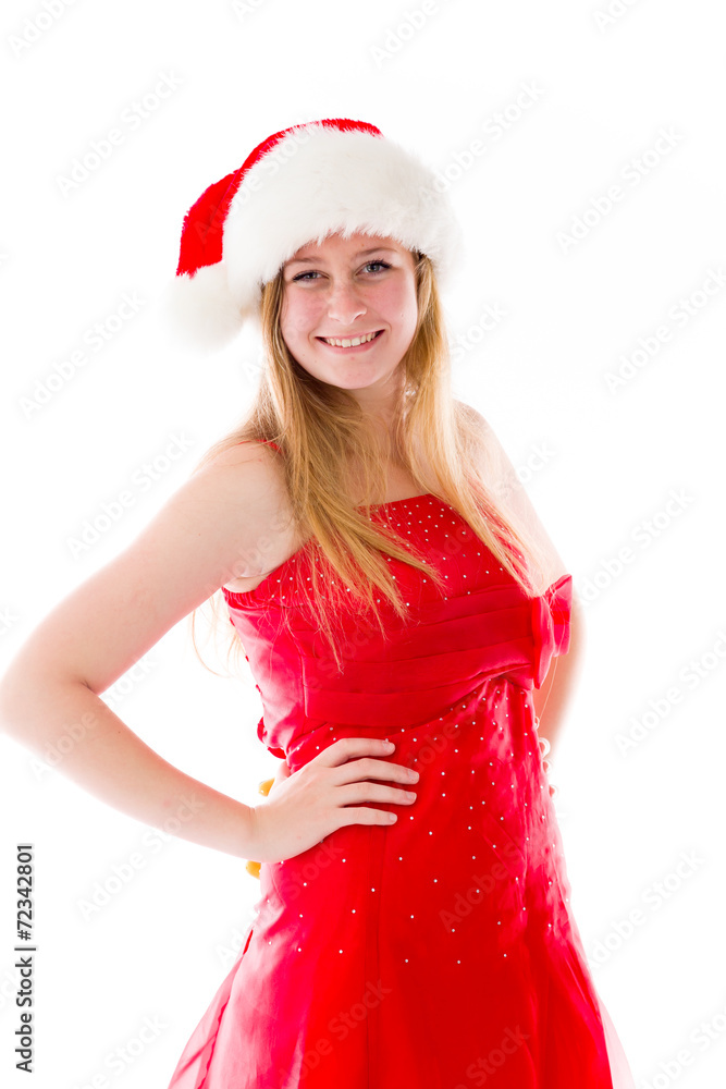 model isolated on plain background pround confident hands on hip model isolated on plain background pround confident hands on hip