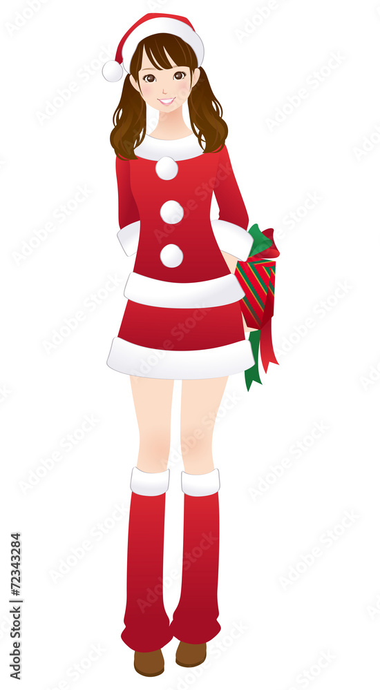 クリスマス 女性 サンタ クリスマス 女性 サンタ