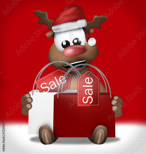 Merry Christmas red graphic...