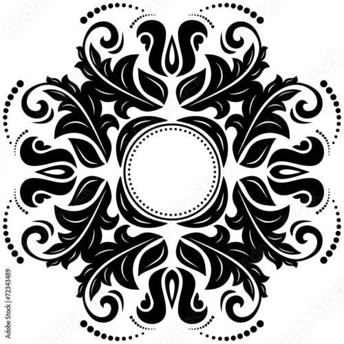 Orient  ornamental round lace