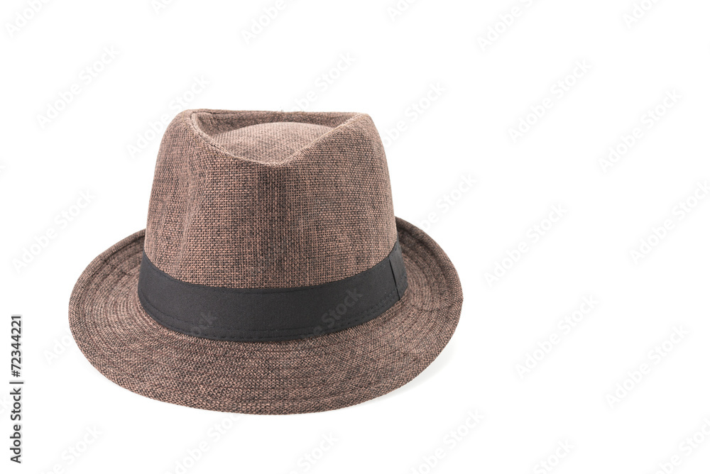 Straw hat isolated on white background Straw hat isolated on white background