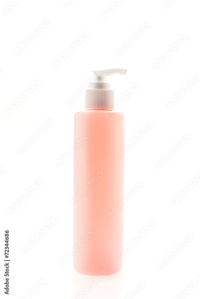 Pump bottle isolated on white Pump bottle isolated on white