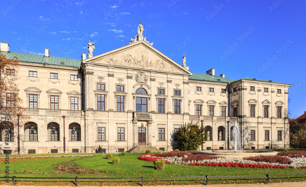 Krasiński Palace, view from the gardens