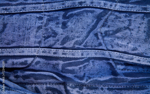 dark blue spotted jean