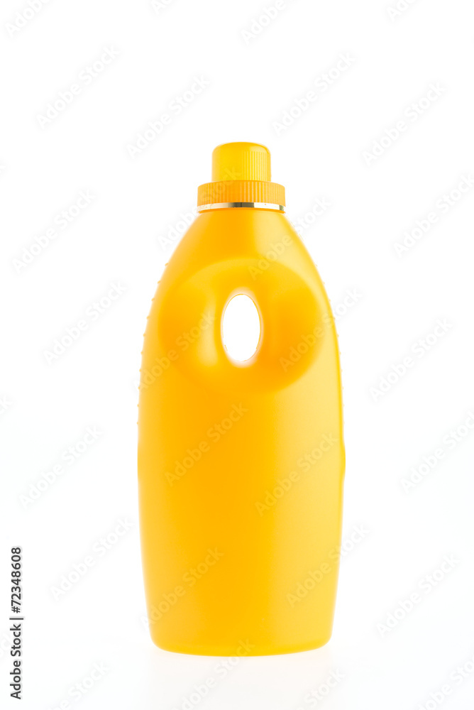 Fabric softener bottle isolated Fabric softener bottle isolated