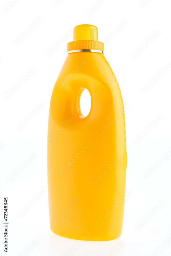 Fabric softener bottle isolated Fabric softener bottle isolated
