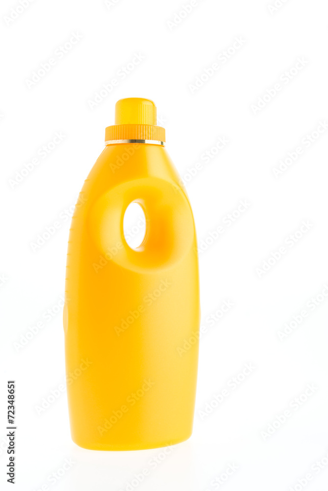 Fabric softener bottle isolated Fabric softener bottle isolated