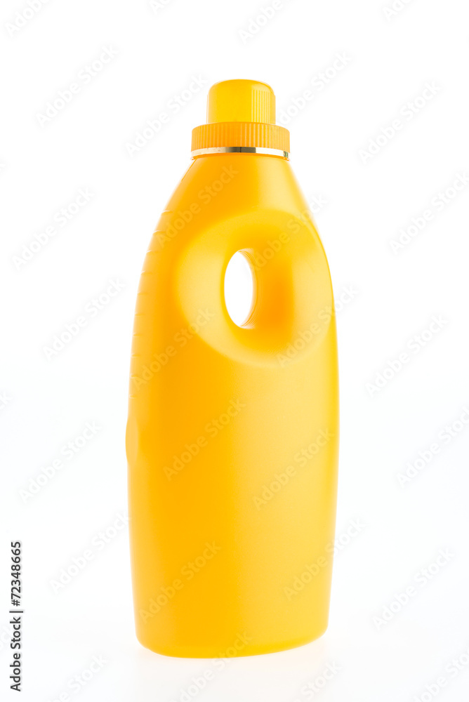 Fabric softener bottle isolated Fabric softener bottle isolated