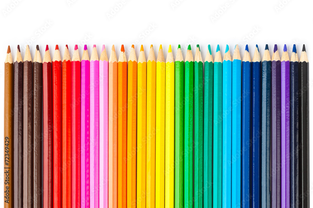 Multicolored pencils Multicolored pencils