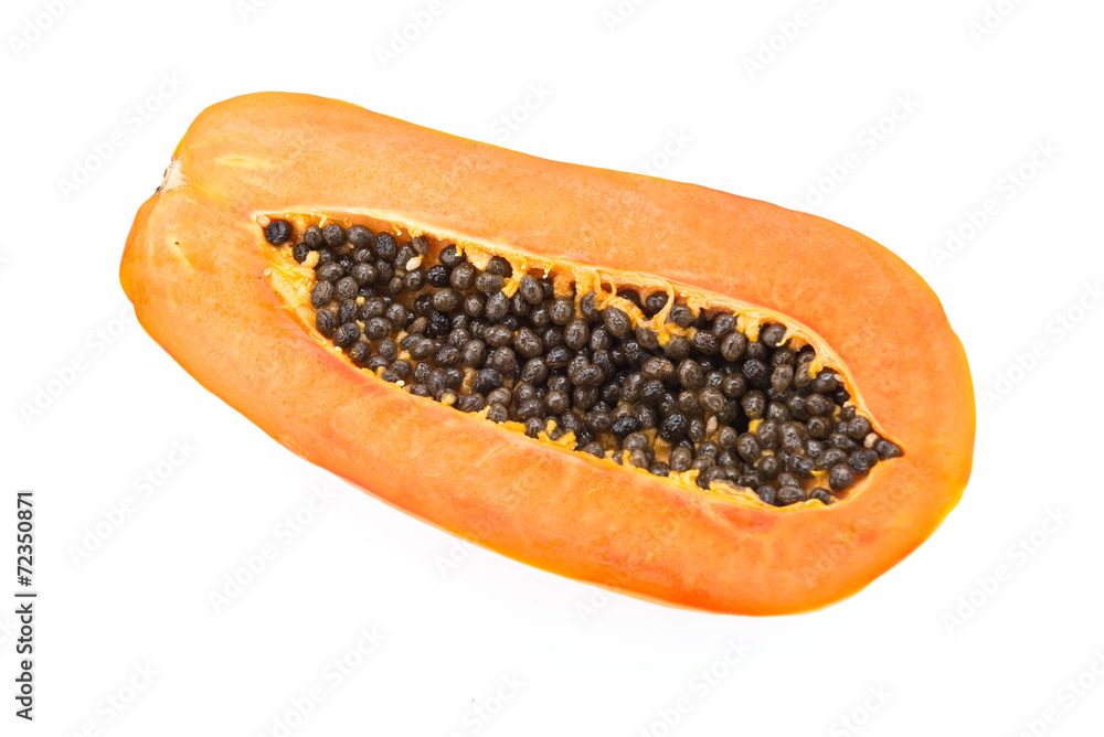 Papaya isolated on white Papaya isolated on white