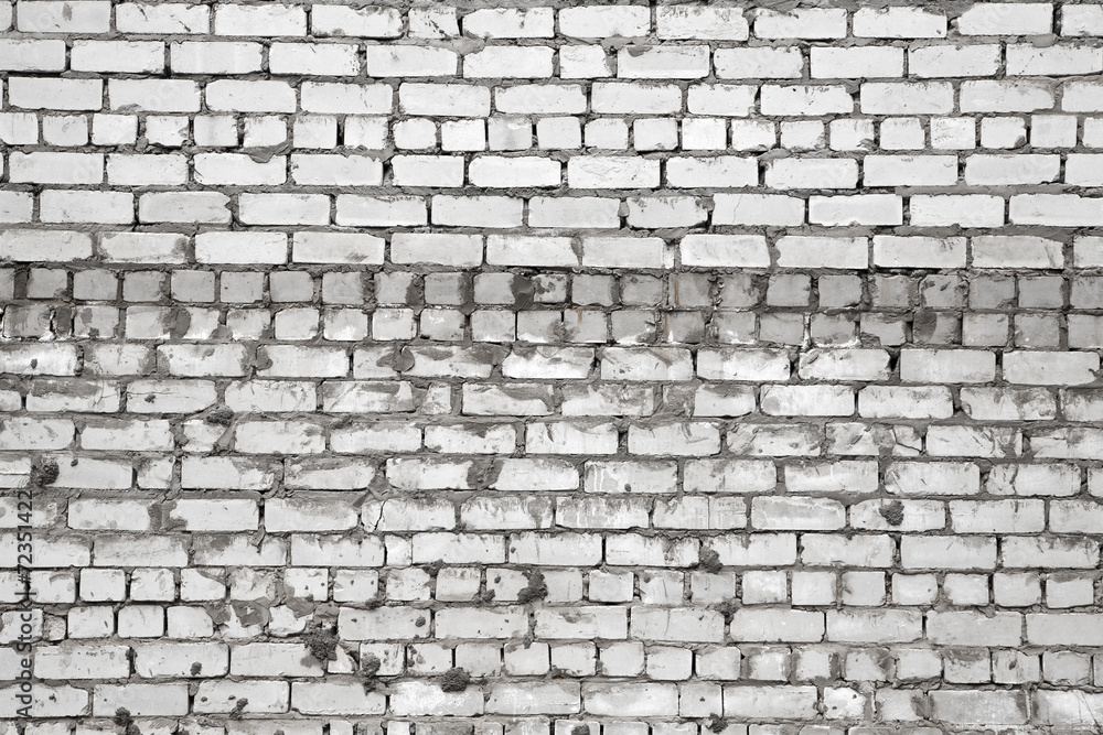 Obraz premium white brick wall
