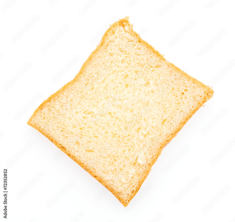 Bread isolated on white Bread isolated on white