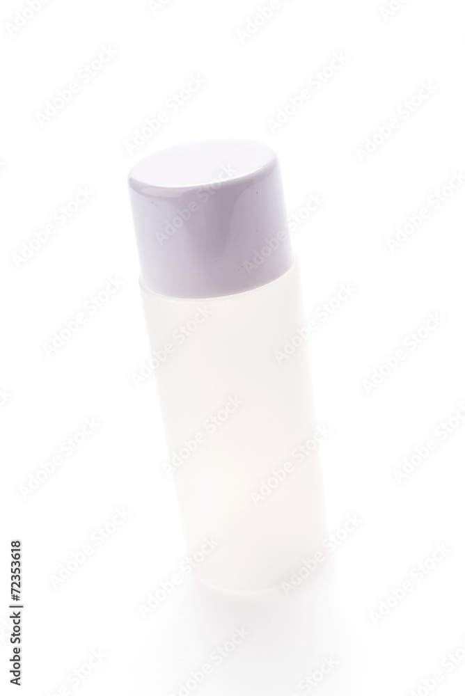 Cosmetic bottle isolated on white Cosmetic bottle isolated on white
