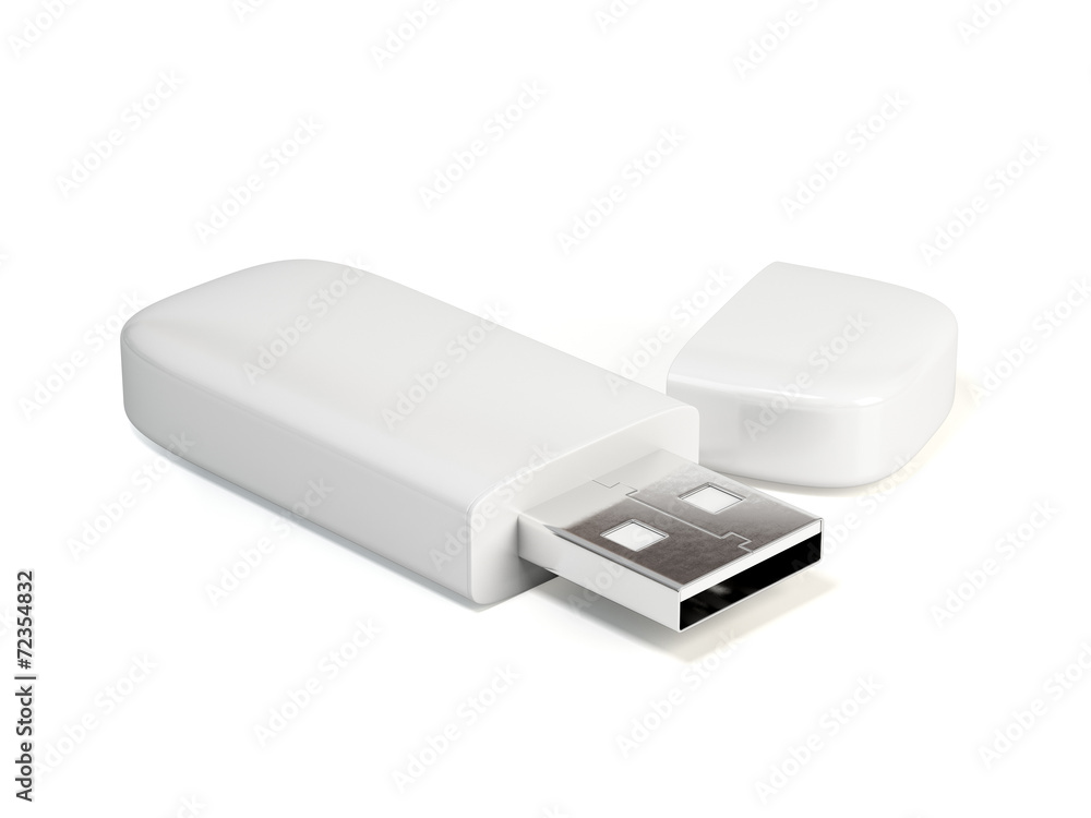 Usb flash memory drive isolated on the white background Usb flash memory drive isolated on the white background