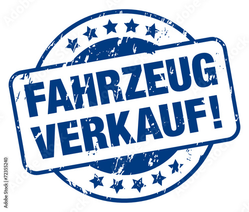 Fahrzeug Verkauf